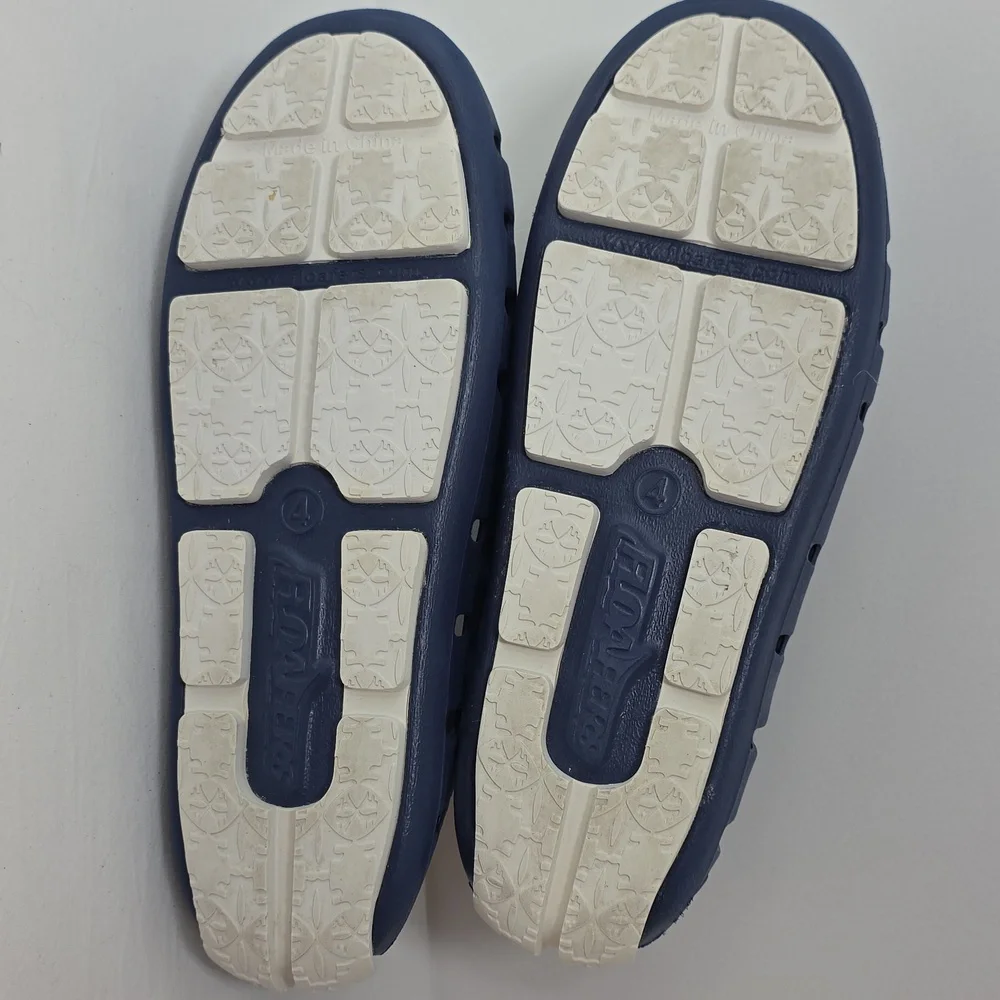 Floafers Unisex-Child Prodigy Toddler Blue Boat Shoe 2890‎ Size J4